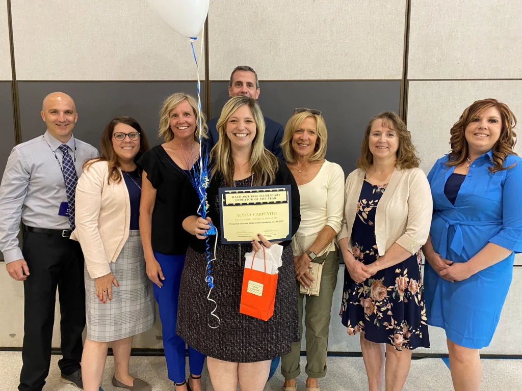 2021-22 Elementary Educator of the Year Alyssa Carpenter