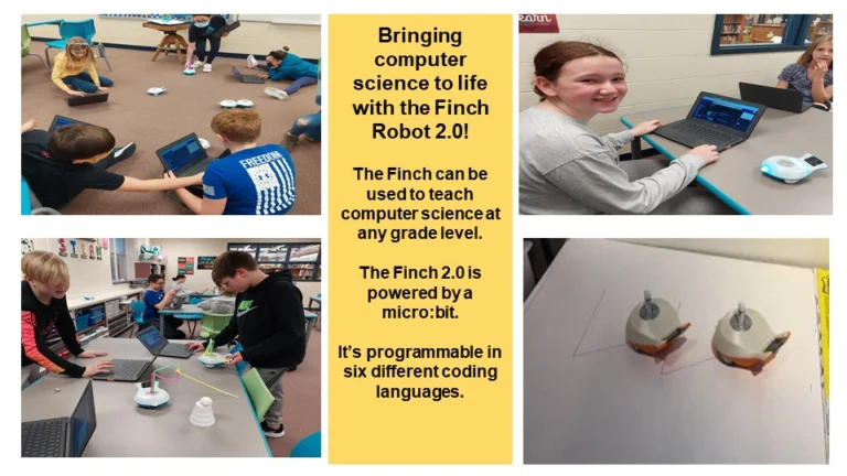 Finches Take Flight STEM grant at Foot of Ten