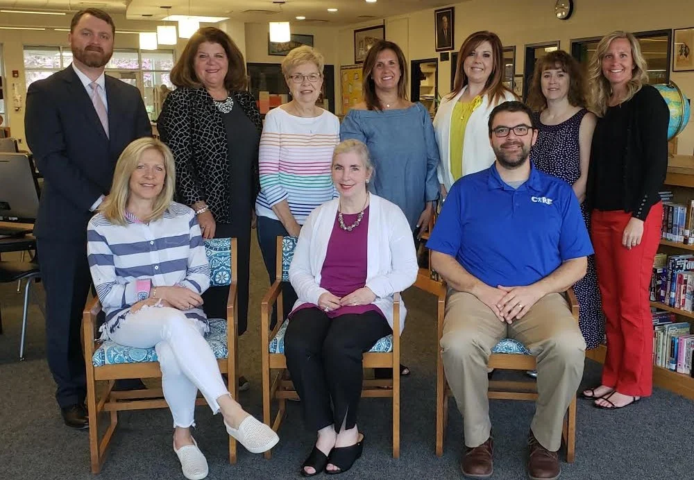 Members of the Hollidaysburg Area School District Foundation board